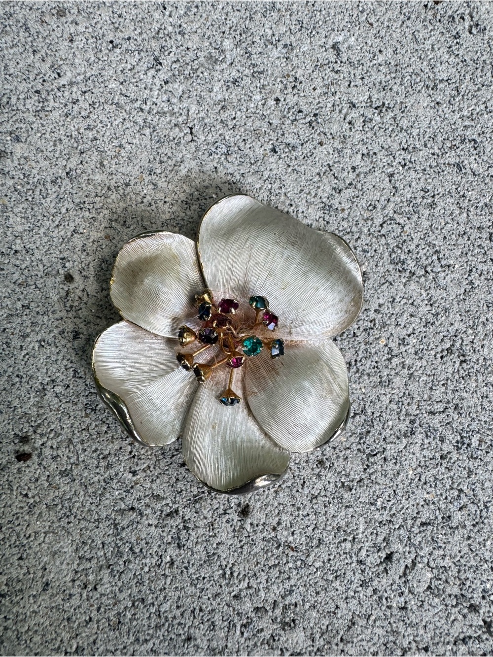 Kramer Flower Pin Brooch